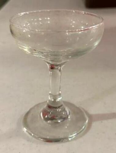 DESCRIPTION: (24) CHAMPAGNE GLASSES LOCATION: MAIN HALL QTY: 24