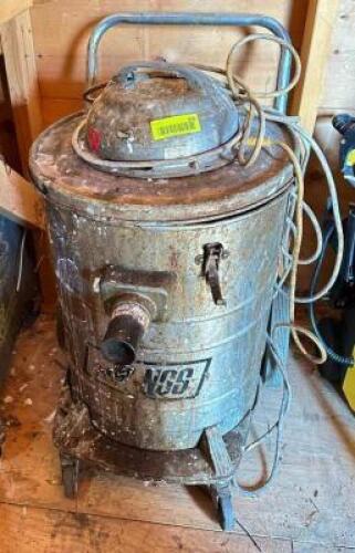 DESCRIPTION: INDUSTRIAL WET/DRY VAC BRAND/MODEL: NSS COLT-19 INFORMATION: WORKING CONDITION UNKNOWN LOCATION: SHED QTY: 1