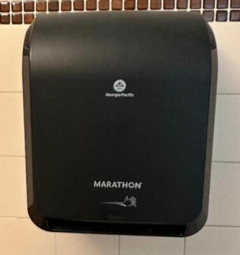 DESCRIPTION: (2) MOTION SENSING TOWEL DISPENSERS BRAND/MODEL: MARATHON LOCATION: MENS BATHROOM QTY: 2