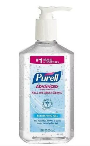 DESCRIPTION: (6) REFRESHING GEL ADVANCED HAND SANITIZER BRAND/MODEL: PURELL RETAIL$: $4.72 EA SIZE: 4 FL OZ QTY: 6