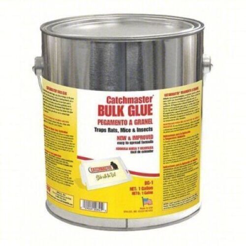 DESCRIPTION: (2) BULK RODENT TRAP GLUE BRAND/MODEL: CATCHMASTER #3KJF8 RETAIL$: 57.41 SIZE: 1 GALLON QTY: 2