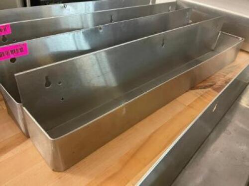 (2) 36" STAINLESS SPEED RAILS