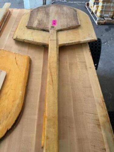 (3) ASSORTED WOODEN PIZZA PADDLES
