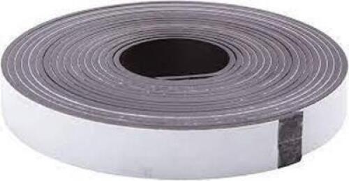 DESCRIPTION: (1) ROLL OF ADHESIVE BACKED MAGNETIC TAPE BRAND/MODEL: ZEUS RETAIL$: $25.00 EA SIZE: 1"X100FT QTY: 1
