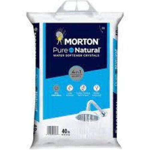 DESCRIPTION: (1) WATER SOFTNER SALT BRAND/MODEL: MORTON RETAIL$: $10.00 EA SIZE: 40 LB QTY: 1