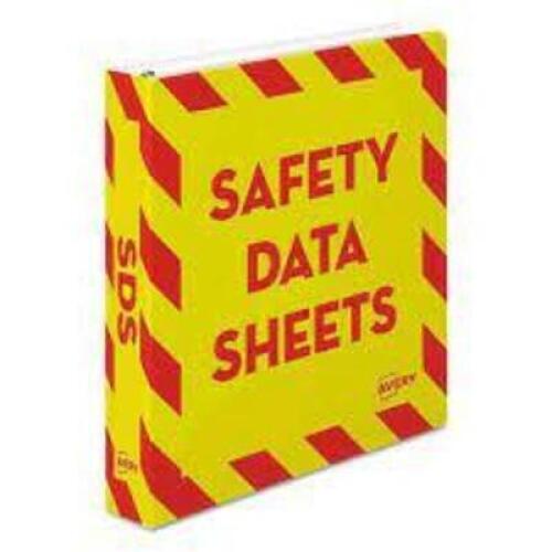DESCRIPTION: (1) CASE OF (6) MSDS DATA SHEETS BINDER BRAND/MODEL: AVERY #18950 RETAIL$: $13.99 A BINDER QTY: 1