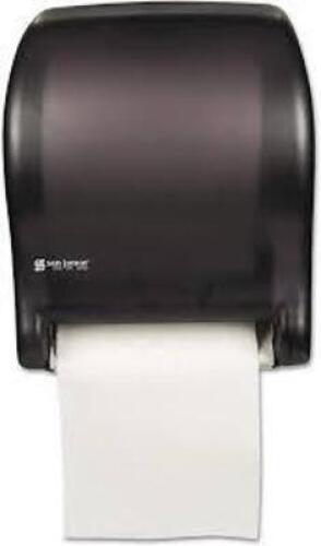 DESCRIPTION: (1) AUTOMATIC PAPER TOWEL ROLL DISPENSER BRAND/MODEL: SAN JAMAR #T8000TBK RETAIL$: $120.95 EA QTY: 1