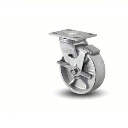 DESCRIPTION: (1) CASTER BRAND/MODEL: ALBION #60RL97 INFORMATION: GRAY RETAIL$: $74.57 EA SIZE: 4 in Wheel Dia., 1000 lb, 5 5/8 in Mounting Ht, Swivel