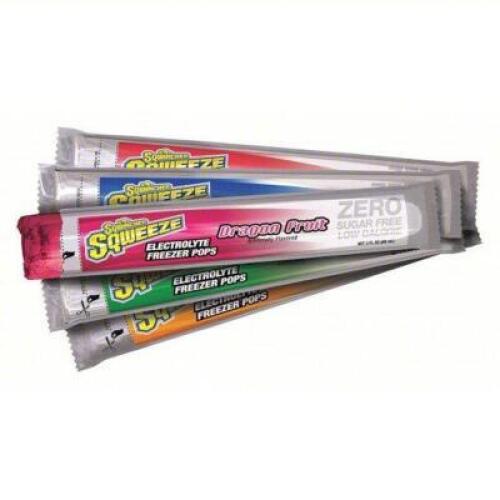 DESCRIPTION: (1) CASE OF (150) FREEZER POPS BRAND/MODEL: SQWINCHER #55NV81 RETAIL$: $78.63 EA SIZE: 3 OZ QTY: 1