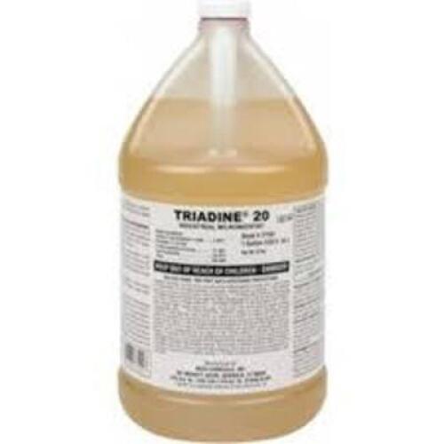 DESCRIPTION: (1) INDUSTRIAL MICROBIOSTAT FLUID BRAND/MODEL: TRIADINE 20 RETAIL$: $27.49 EA SIZE: 1 GALLON QTY: 1
