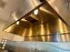 DESCRIPTION: 8' X 4' STAINLESS CONDENSATION HOOD. ADDITIONAL INFORMATION W/ LIGHT. FAN IS ON BUILDING ROOF AND DOES NOT GO W/ HOOD. SIZE 8' X 4' LOCAT - 3