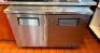 DESCRIPTION: TRUE 48" TWO DOOR UNDER COUNTER COOLER BRAND / MODEL: TRUE TUC-48 ADDITIONAL INFORMATION SN# 1-4415871, 115 VOLT, 1 PHASE SIZE 48" LONG L