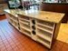 DESCRIPTION: 18.5' X 13.5' L SHAPED SALES / DISPLAY COUNTER W/ GRANITE TOP/ ADDITIONAL INFORMATION SEE ALL ADDITIONAL PHOTOS SIZE 18.5' X 13.5' LOCATI - 2