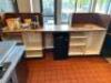 DESCRIPTION: 18.5' X 13.5' L SHAPED SALES / DISPLAY COUNTER W/ GRANITE TOP/ ADDITIONAL INFORMATION SEE ALL ADDITIONAL PHOTOS SIZE 18.5' X 13.5' LOCATI - 6