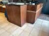 DESCRIPTION: 18.5' X 13.5' L SHAPED SALES / DISPLAY COUNTER W/ GRANITE TOP/ ADDITIONAL INFORMATION SEE ALL ADDITIONAL PHOTOS SIZE 18.5' X 13.5' LOCATI - 8