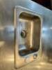 DESCRIPTION: 100' X 50" SEMI CIRCLE STAINLESS COUNTER W/ PARTITION AND SNEEZE GUARD FRONT. ADDITIONAL INFORMATION W/ RIGHT SIDE STAINLESS COUNTER EXTE - 11