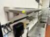DESCRIPTION: 10' X 18" STAINLESS WALL SHELF SIZE 10' X18" LOCATION: KITCHEN QTY: 1 - 2