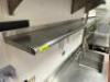 DESCRIPTION: 8' X 12" STAINLESS WALL SHELF SIZE 8' X12" LOCATION: KITCHEN QTY: 1