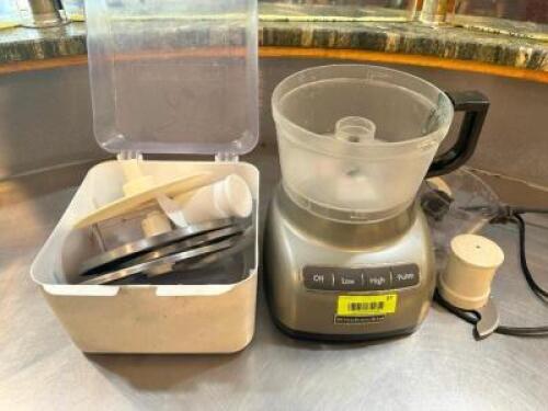 DESCRIPTION: KITCHEN AID FOOD PROCESSOR LOCATION: KITCHEN QTY: 1