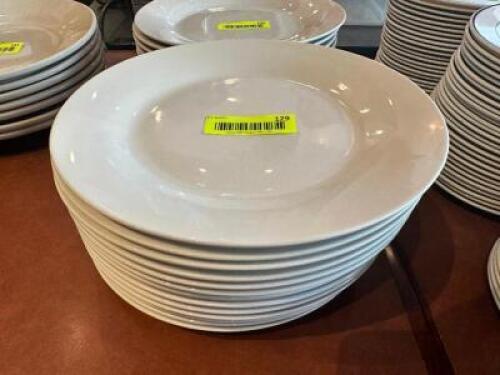 DESCRIPTION: (12) 10" CHINA PLATES SIZE 10" LOCATION: FRONT THIS LOT IS: SOLD BY THE PIECE QTY: 12
