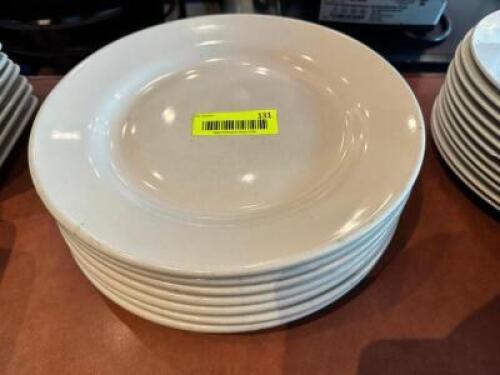 DESCRIPTION: (7) 11" CHINA PLATES SIZE 11" LOCATION: FRONT THIS LOT IS: SOLD BY THE PIECE QTY: 7