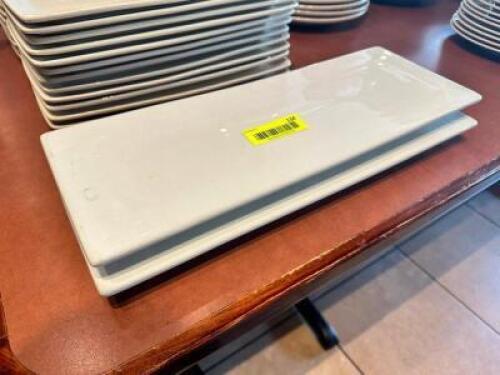 DESCRIPTION: (2) 18" CHINA PLATTERS SIZE 18" LOCATION: FRONT THIS LOT IS: SOLD BY THE PIECE QTY: 12