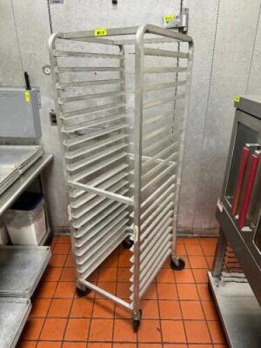 DESCRIPTION: TWENTY PAN ROLL ABOUT TRAY RACK LOCATION: KITCHEN QTY: 1