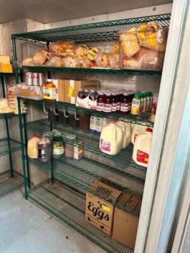 DESCRIPTION: 60" X 18" SIX TIER COATED WIRE SHELF ADDITIONAL INFORMATION CONTENTS ARE NOT INCLUDED SIZE 60" X 18" LOCATION: KITCHEN QTY: 1
