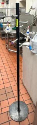 DESCRIPTION: FLOOR POST COAT RACK. LOCATION: KITCHEN QTY: 1