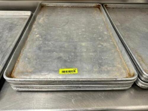 DESCRIPTION: (6) FULL SIZE SHEET PANS LOCATION: KITCHEN THIS LOT IS: SOLD BY THE PIECE QTY: 6