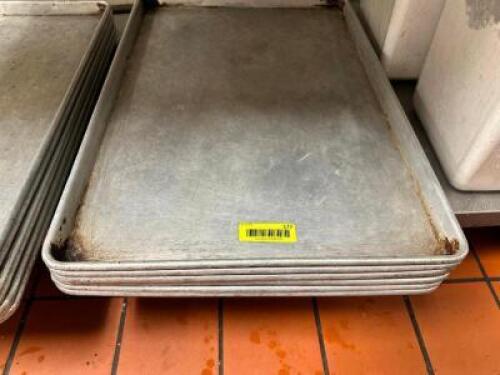 DESCRIPTION: (6) FULL SIZE SHEET PANS LOCATION: KITCHEN THIS LOT IS: SOLD BY THE PIECE QTY: 6