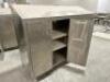 7' X 2' ALL STAINLESS FOUR DOOR STAINLESS CABINET. - 2