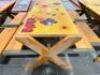 72" COMPOSITE PICNIC TABLE W/ BENCH SEATS - 2