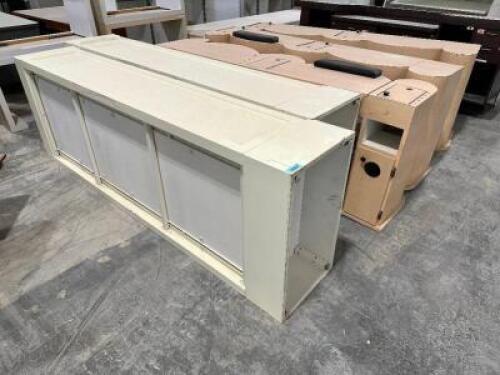 (5) ASSORTED 8 - 10' COMPOSITE SALES COUNTERS / DISPLAY COUNTERS.
