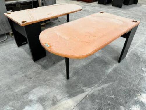 (2) 60" LAMINATE WOOD WORK STATIONS