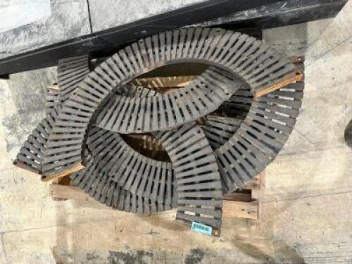 (2) COMPLETE WROUGHT IRON PLANTER / TREE SURROUND GRATES