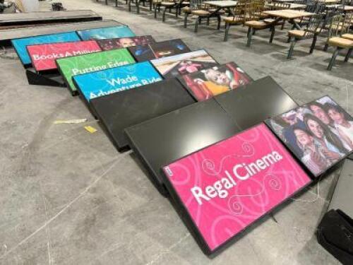(7) 72" SIGN BOARDS.