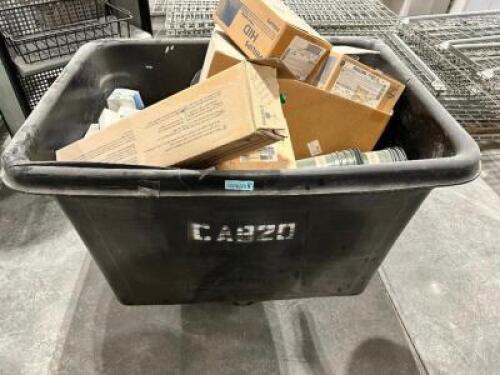 GONDOLA CART W/ CONTENTS - ASSORTED LIGHT BULBS