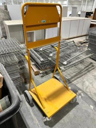 HEAVY DUTY HIGH BACK TRANSPORT CART.