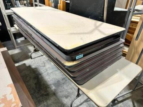 (6) 72" FOLDING TABLES