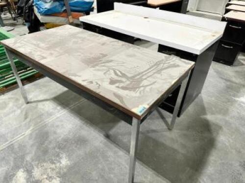 (2) ASSORTED 60" DESKS