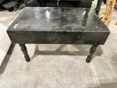 (4) 30" LOW BOY WOODEN DISPLAY TABLES