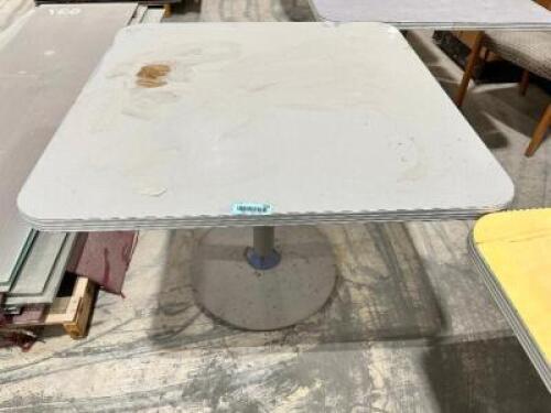 (5) 36" X 36" GREY COMPOSITE TABLES