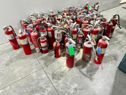 APPROX 30 FIRE EXTINGUISHERS