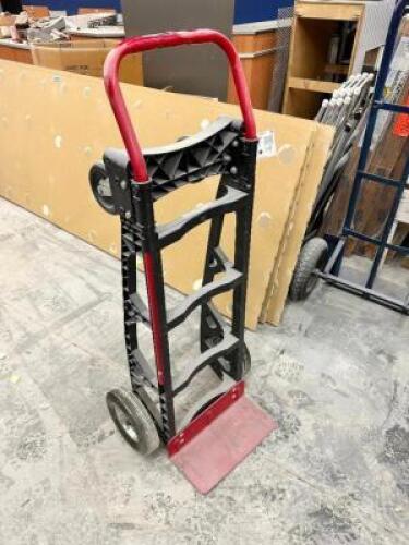 (6) ASSORTED HAND TRUCKS - ALL NEED REPAIR OR WHEELS.