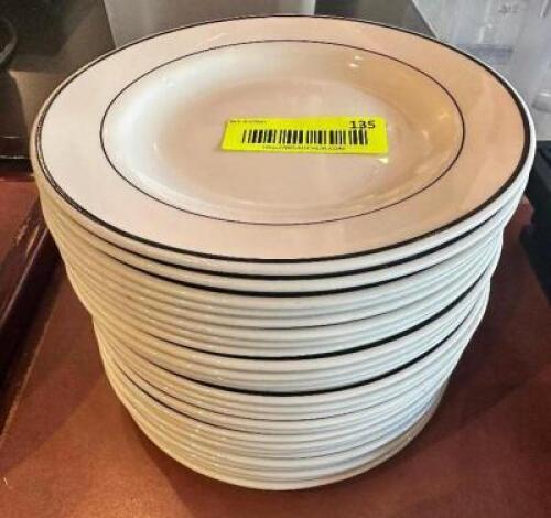 DESCRIPTION: (16) 7 3/4" CHINA PLATES LOCATION: FRONT THIS LOT IS: SOLD BY THE PIECE QTY: 16
