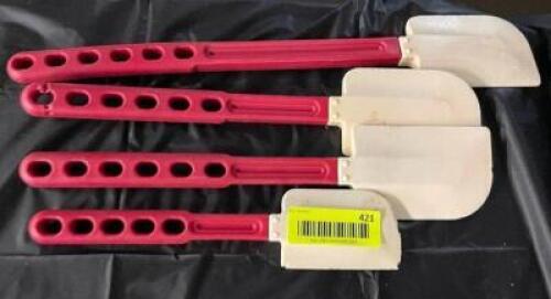 (4) ASSORTED SPATULAS