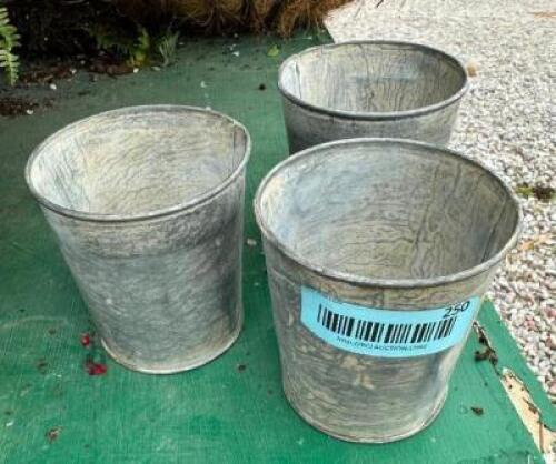 DESCRIPTION: (3) SEEDLING PLANTERS INFORMATION: PLANT NOT INCLUDED SIZE: 4"X4" QTY: 3