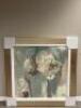 GOLDEN TULIP FRAMED GLASS WALL ART PRINT - 2