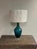 HAGANO BLUE GLASS TABLE LAMP - 2